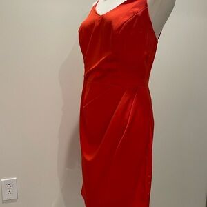 Laundry By Shelli Segal Red Midi Dress